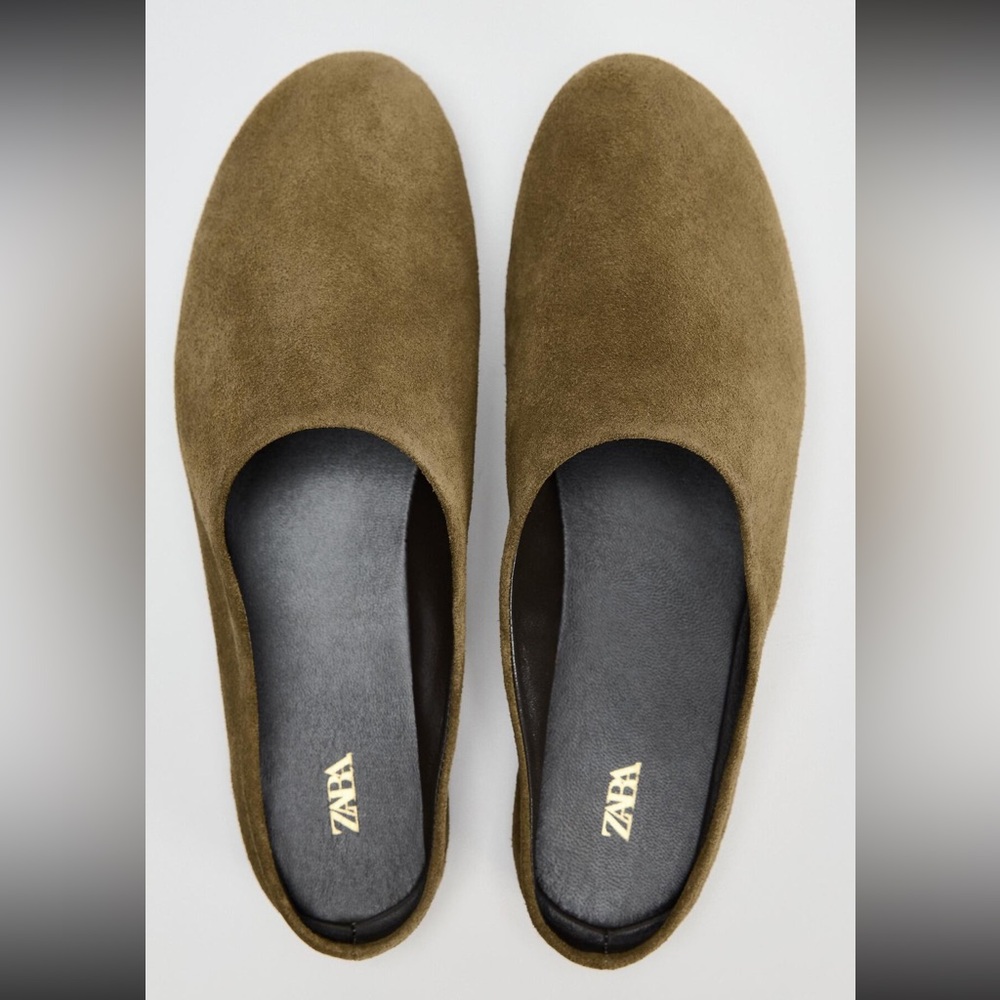 Zara Suede Slingback Flats , like The Row